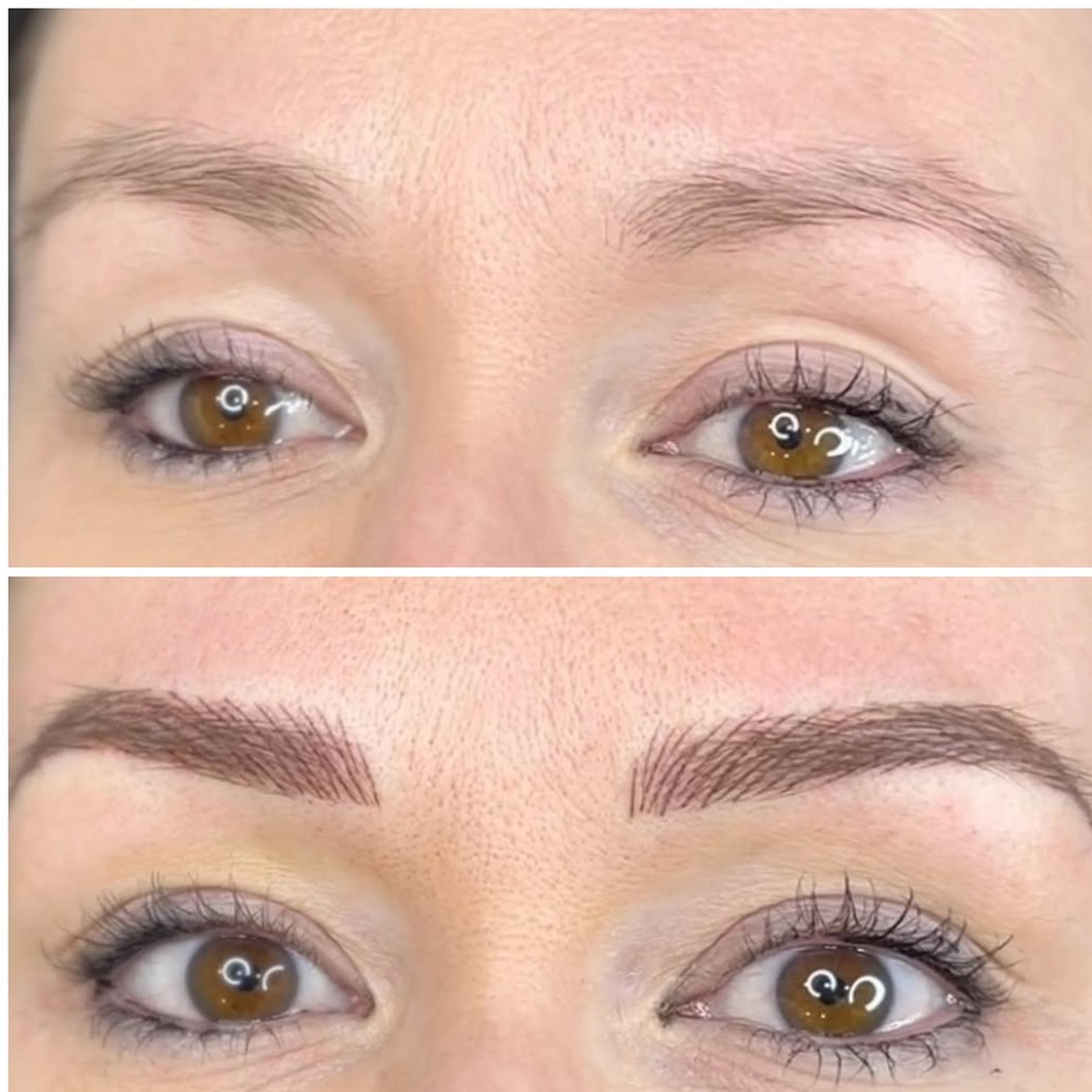 cosmetic tattoo pigment palette for brows